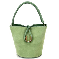 Nadia Leather Bucket Bag - Leather Italiano