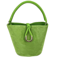 Nadia Leather Bucket Bag - Leather Italiano