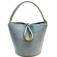 Nadia Leather Bucket Bag - Leather Italiano