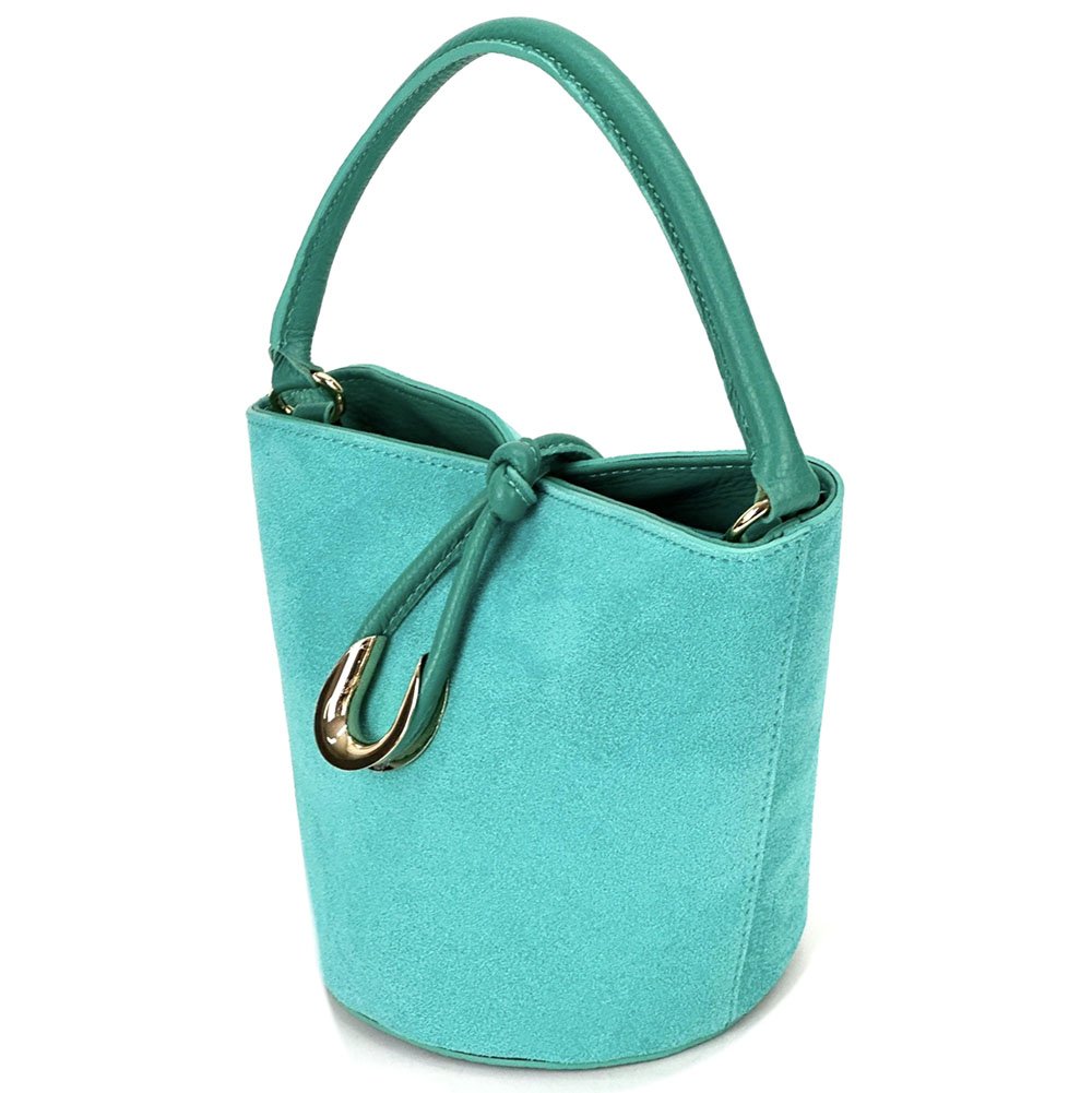 Nadia Leather Bucket Bag - Leather Italiano