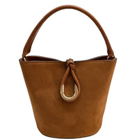 Nadia Leather Bucket Bag - Leather Italiano