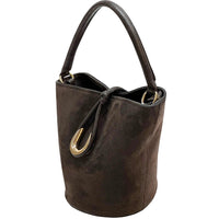 Nadia Leather Bucket Bag - Leather Italiano