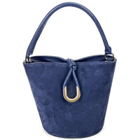 Nadia Leather Bucket Bag - Leather Italiano