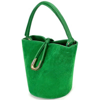 Nadia Leather Bucket Bag - Leather Italiano