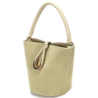 Nadia Leather Bucket Bag - Leather Italiano