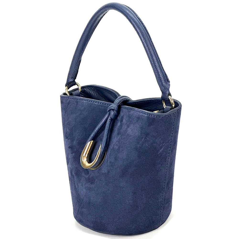 Nadia Leather Bucket Bag - Leather Italiano