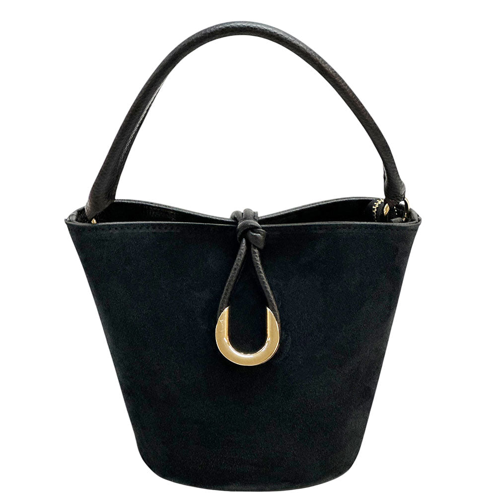 Nadia Leather Bucket Bag - Leather Italiano