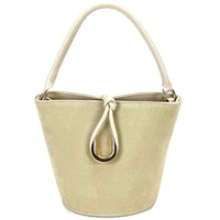 Nadia Leather Bucket Bag - Leather Italiano