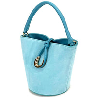 Nadia Leather Bucket Bag - Leather Italiano