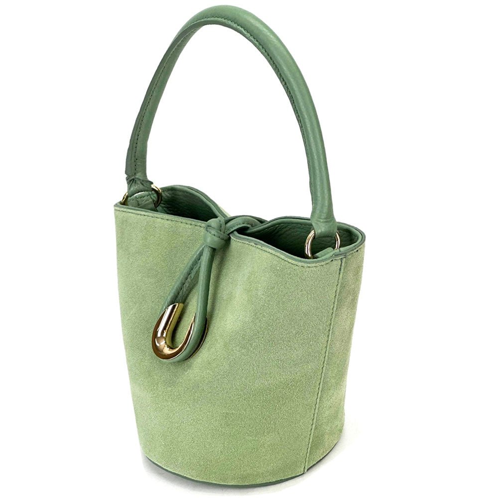 Nadia Leather Bucket Bag - Leather Italiano
