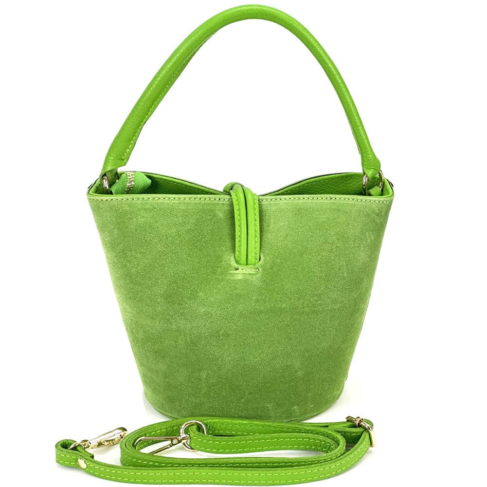 Nadia Leather Bucket Bag - Leather Italiano