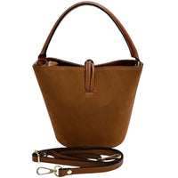 Nadia Leather Bucket Bag - Leather Italiano