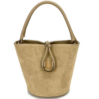 Nadia Leather Bucket Bag - Leather Italiano