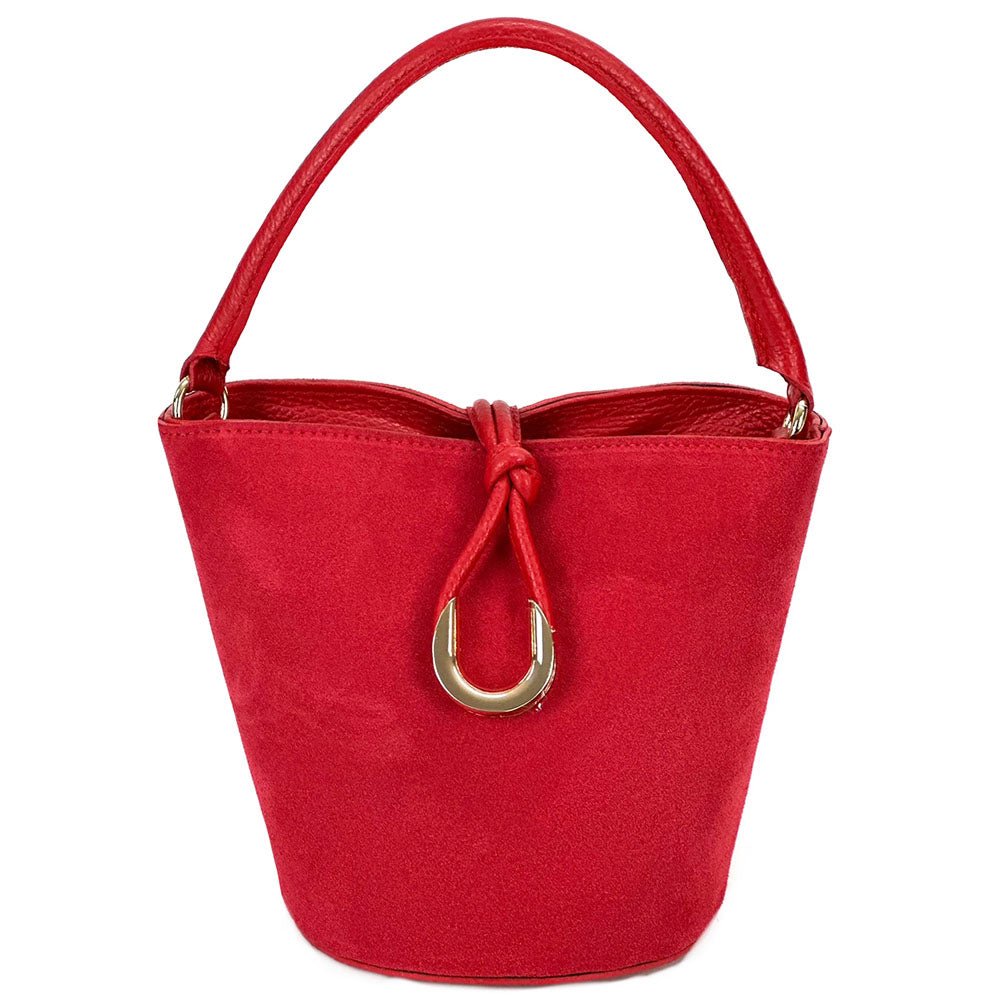 Nadia Leather Bucket Bag - Leather Italiano