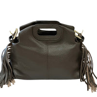 Nazareth Italian Leather Fringe Bag - Leather Italiano
