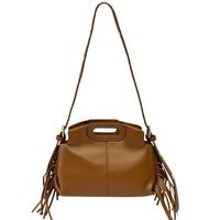 Nazareth Italian Leather Fringe Bag - Leather Italiano
