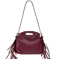Nazareth Italian Leather Fringe Bag - Leather Italiano