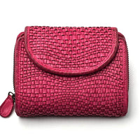 Nerissa Intrecciato Cow Leather Wallet - Leather Italiano