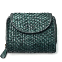 Nerissa Intrecciato Cow Leather Wallet - Leather Italiano