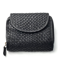 Nerissa Intrecciato Cow Leather Wallet - Leather Italiano