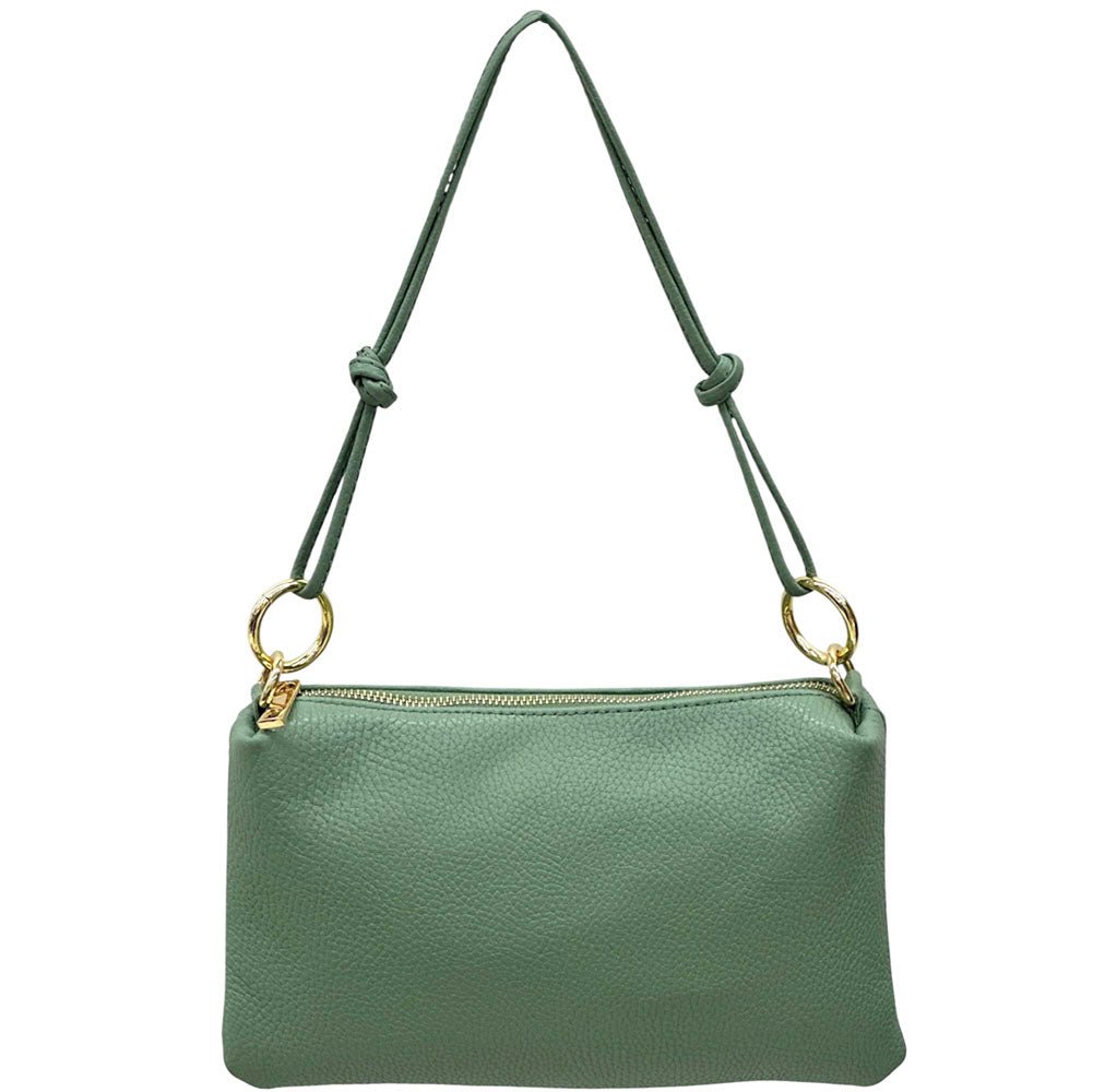 Neriva Soft Cow Leather Mini Shoulder and Crossbody Bag - Leather Italiano
