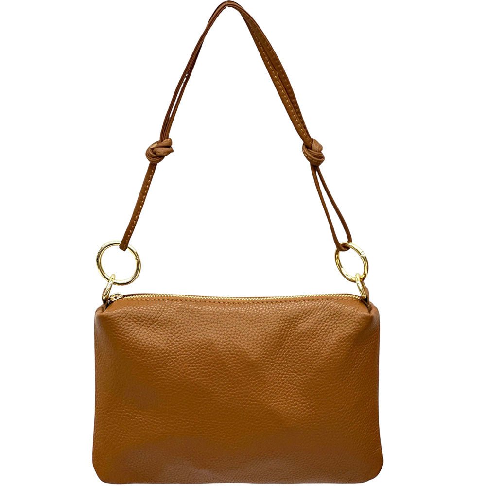 Neriva Soft Cow Leather Mini Shoulder and Crossbody Bag - Leather Italiano