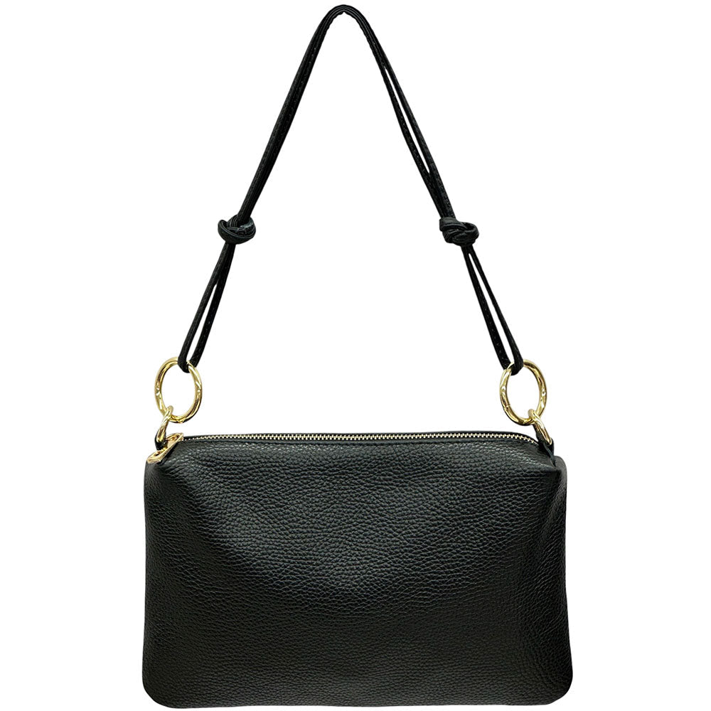 Neriva Soft Cow Leather Mini Shoulder and Crossbody Bag - Leather Italiano