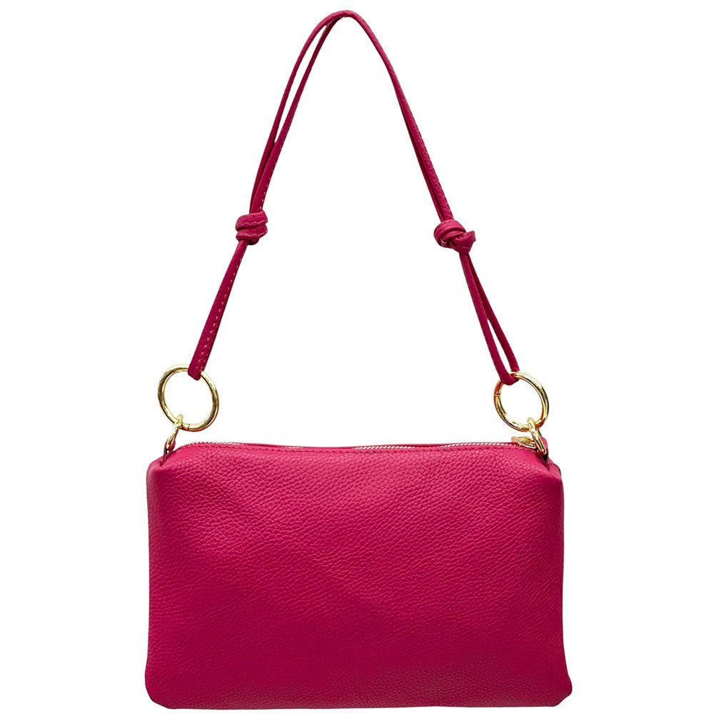Neriva Soft Cow Leather Mini Shoulder and Crossbody Bag - Leather Italiano
