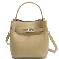 Nives Italian Leather Top Handle Bag - Leather Italiano