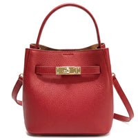 Nives Italian Leather Top Handle Bag - Leather Italiano