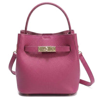 Nives Italian Leather Top Handle Bag - Leather Italiano