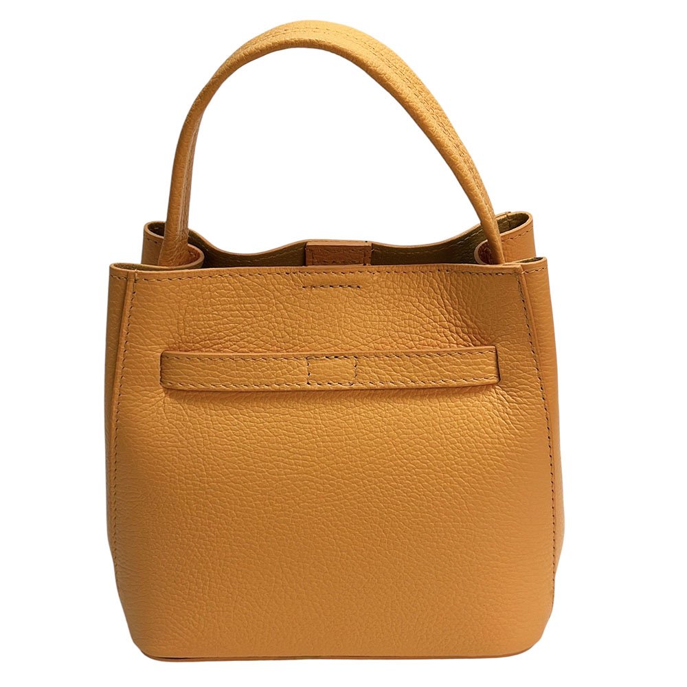 Nives Italian Leather Top Handle Bag - Leather Italiano