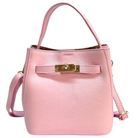 Nives Italian Leather Top Handle Bag - Leather Italiano