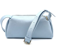 Noa Italian Leather Barrel Shoulder Bag - Handcrafted in Florence - Leather Italiano