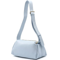 Noa Italian Leather Barrel Shoulder Bag - Handcrafted in Florence - Leather Italiano