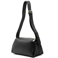 Noa Italian Leather Barrel Shoulder Bag - Handcrafted in Florence - Leather Italiano