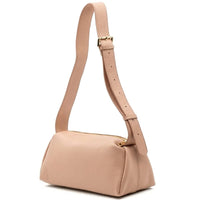 Noa Italian Leather Barrel Shoulder Bag - Handcrafted in Florence - Leather Italiano