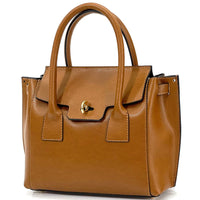 Noelia Italian Leather Handbag - Leather Italiano