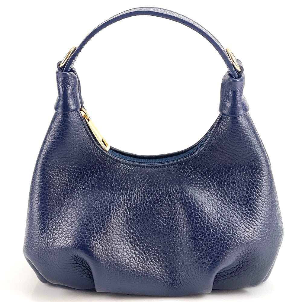 Noemi Compact Italian Leather Hobo Bag - Leather Italiano