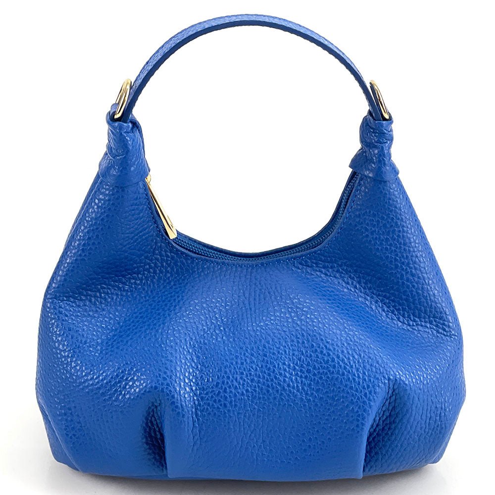 Noemi Compact Italian Leather Hobo Bag - Leather Italiano