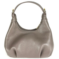 Noemi Compact Italian Leather Hobo Bag - Leather Italiano