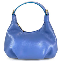 Noemi Compact Italian Leather Hobo Bag - Leather Italiano