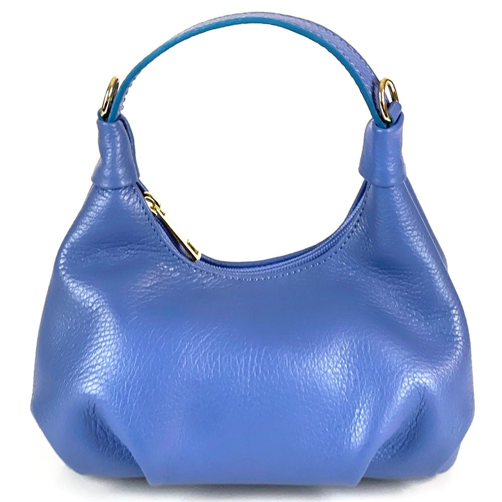 Noemi Compact Italian Leather Hobo Bag - Leather Italiano
