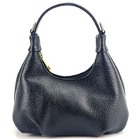 Noemi Compact Italian Leather Hobo Bag - Leather Italiano