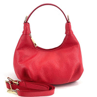 Noemi Compact Italian Leather Hobo Bag - Leather Italiano