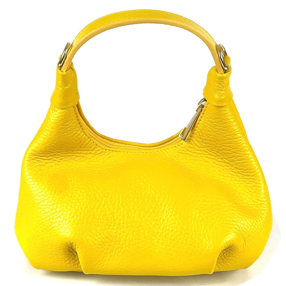 Noemi Compact Italian Leather Hobo Bag - Leather Italiano