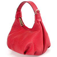 Noemi Compact Italian Leather Hobo Bag - Leather Italiano