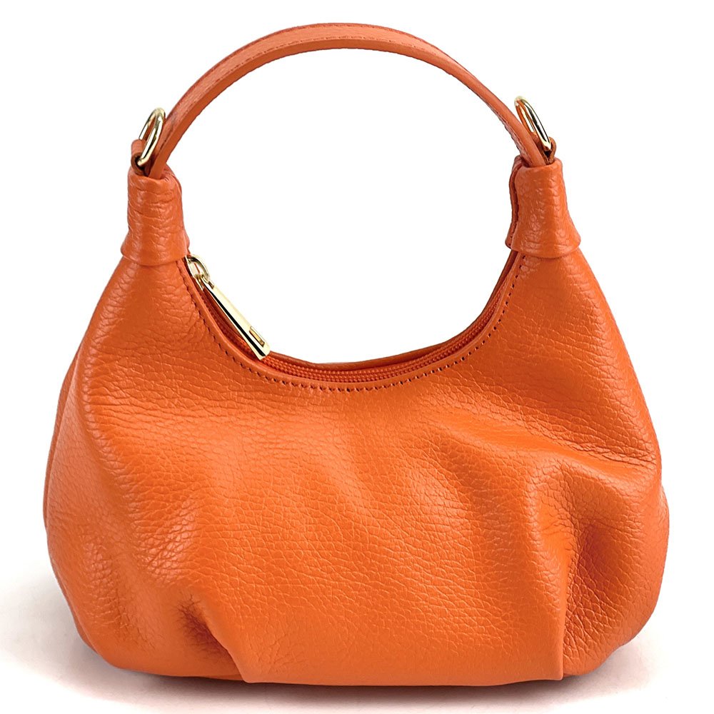Noemi Compact Italian Leather Hobo Bag - Leather Italiano