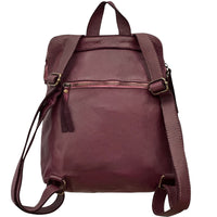 Norvella Woven Washed Calf Leather Backpack - Leather Italiano