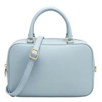 Novara Structured Cow Leather Mini Boston Bag - Leather Italiano
